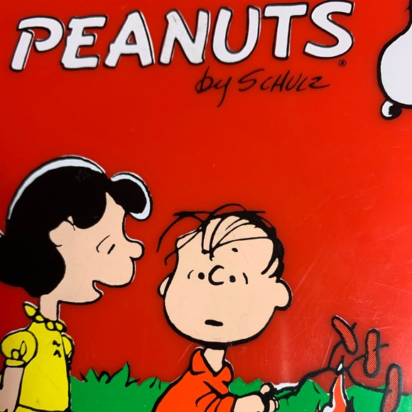 Peanuts by Schulz Red Thermos Plastic Lunch Box - Picture 4 of 16